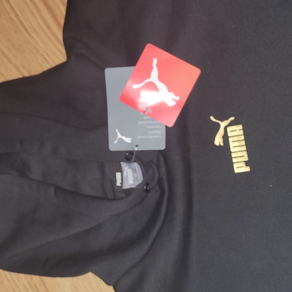New Puma hoodie..Black with Gold size XL - Picture 3 of 5
